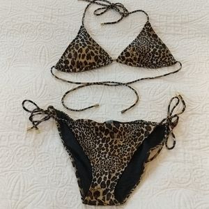 VS leopard print bikini